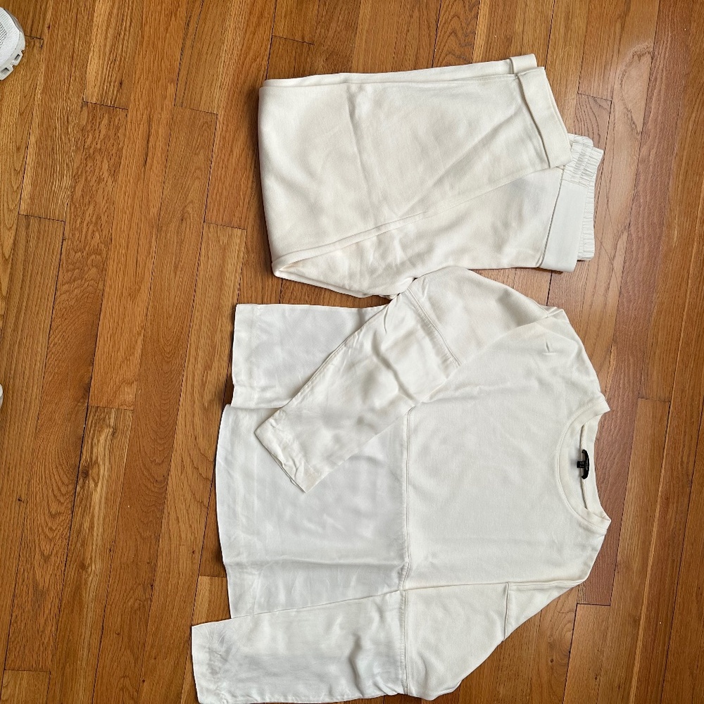 Classy beige cotton tracksuit - Massimo Dutti